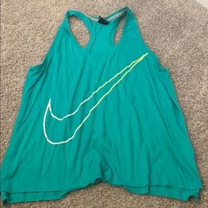Teal Nike Tank Top